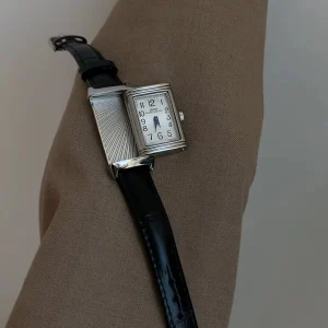 Retro Reverso Style Square Leather Quartz Watch – 2025 Slide Design 21mm Men